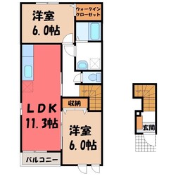 ヴァン ヴェール Ⅰの物件間取画像